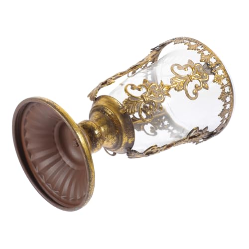 FUTUREORYY Vintage Glas Windlicht Kerzenhalter Blumenständer Hochfuß Tischdeko Retro Blumenbehälter für Frische Blumen Wohnraum Dekoration Desktop Ornament FUTUREORYY Vintage Glas Windlicht Kerzenhalter Blumenständer Hochfuß Tischdeko Retro Blumenbehälter für Frische Blumen Wohnraum Dekoration Desktop Ornament von FUTUREORYY
