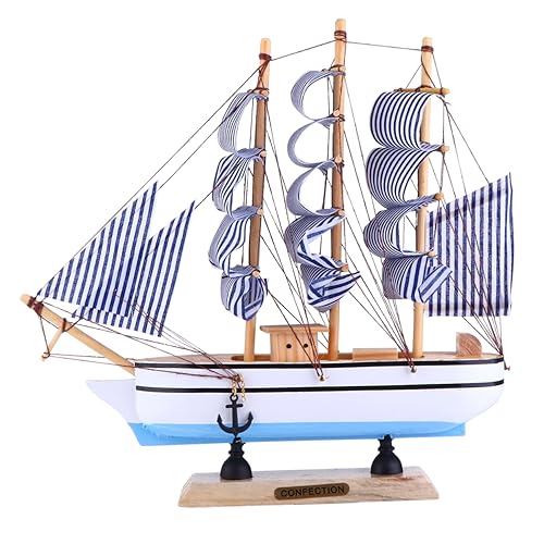 FUTUREORYY Vintage Holz Segelschiff Modell Retro Handgefertigt Büro Dekoration Kreatives Holzboot Ornament für Bar Wohnzimmer Schreibtisch Geschenkidee FUTUREORYY Vintage Holz Segelschiff Modell Retro Handgefertigt Büro Dekoration Kreatives Holzboot Ornament für Bar Wohnzimmer Schreibtisch Geschenkidee von FUTUREORYY