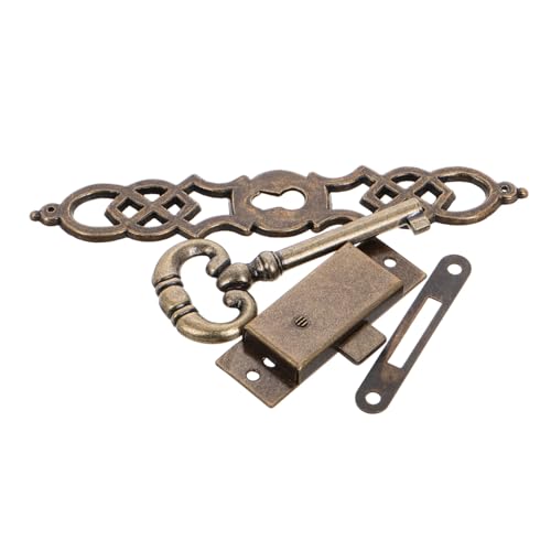 FUTUREORYY Vintage Metallzylinder Uhrenschloss im Antikstil für DIY Standuhr Langlebige Metallbeschläge mit Präziser Verarbeitung Klassisches Design für Individuelle Uhrenprojekte von FUTUREORYY