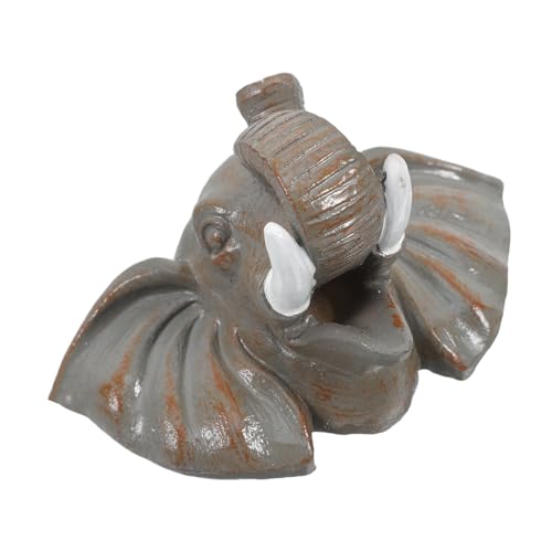 FUTUREORYY Wandmontierte Dekorative Skulptur für Garten Teich und Pool Einzigartiges Design für Outdoor Dekoration mit Verstellbarem Wasserfluss von FUTUREORYY