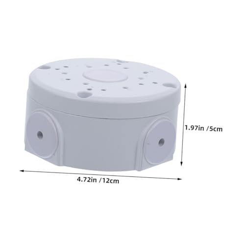 FUTUREORYY Wasserdichte Aluminium Abzweigdose für Überwachungskameras Outdoor Kabelbox mit Kabelschutz Langlebige Montagebox für Wand Decke Wetterfeste Schutzdose von FUTUREORYY