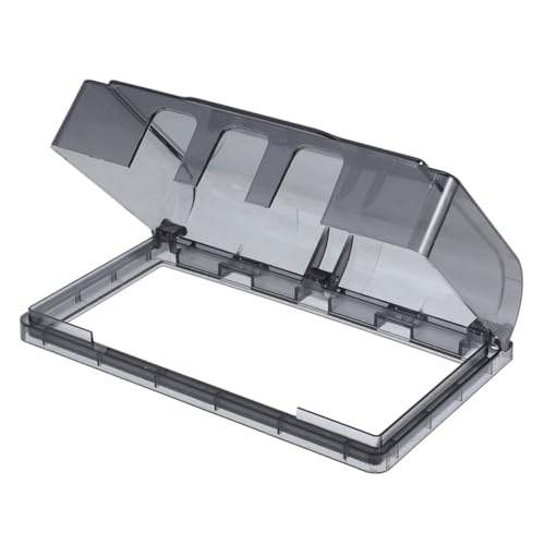 FUTUREORYY Wasserdichte Steckdosenabdeckung Schutzbox Schwarz Spritzwassergeschützt für Badezimmer und Küche Wandsteckdose Einfacher Einbau Sicherer Feuchtraumschutz FUTUREORYY Wasserdichte Steckdosenabdeckung Schutzbox Schwarz Spritzwassergeschützt für Badezimmer und Küche Wandsteckdose Einfacher Einbau Sicherer Feuchtraumschutz von FUTUREORYY