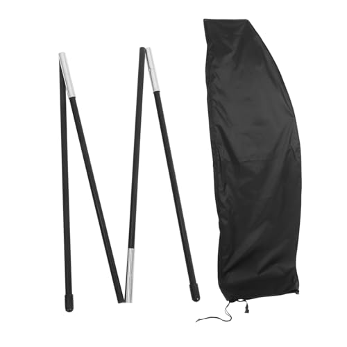 FUTUREORYY Wasserdichter Patio Sonnenschirm Schutzhülle Schwarz mit UV schutz Windstabil für Outdoor Sonnenschirme Mittelgroß Regenschutz Parasol Abdeckung von FUTUREORYY