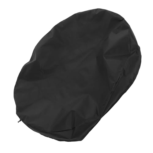 FUTUREORYY Wetterfeste Oxford Stoff Feuerstellenabdeckung Rund Outdoor Feuerschalen Schutz Abdeckung Tischhaube Strapazierfähig UV Beständig für Grill und Kamin von FUTUREORYY