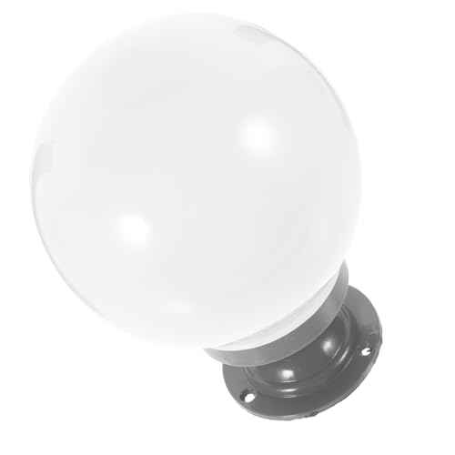 FUTUREORYY Wetterfester Kugel Lampenschirm Outdoor Postlampen Abdeckung für Garten Terrasse Wand und Straßenlaternen Staubschutz Stilvolle Dekoration für Haus und Hotel von FUTUREORYY