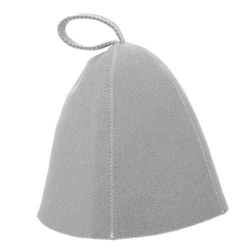 FUTUREORYY Wiederverwendbarer Filz Saunahut aus Dickem Saugfähigem Material Atmungsaktiv und Schützend für Damen und Herren für Sauna Dampfbad und Wellnessanwendungen von FUTUREORYY