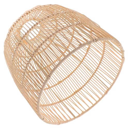 FUTUREORYY Woven Rattan Lampenschirm Deckenleuchte Rustikaler Pendelleuchtenschirm Natürliche Flechtoptik Für Wohnzimmer Schlafzimmer Esszimmer FUTUREORYY Woven Rattan Lampenschirm Deckenleuchte Rustikaler Pendelleuchtenschirm Natürliche Flechtoptik Für Wohnzimmer Schlafzimmer Esszimmer von FUTUREORYY