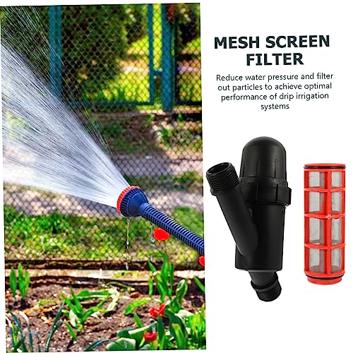 FUTUREORYY Y Förmiger Bewässerungsfilter Edelstahlnetz Gartenschlauch Vorfilter Abnehmbar Leicht Schützt Tropfbewässerung vor für Garten und Tröpfchenbewässerung Geeignet von FUTUREORYY