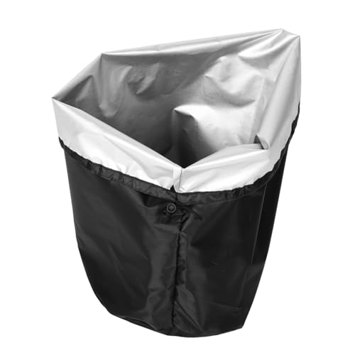 FUTUREORYY wasserdichte Oxford Abdeckhaube für Gasflasche mit Verstellbarem Zugband Robuste Schutzabdeckung für Propanflaschen UV Beständig Staubdicht für Camping und Grillen Schwarz von FUTUREORYY