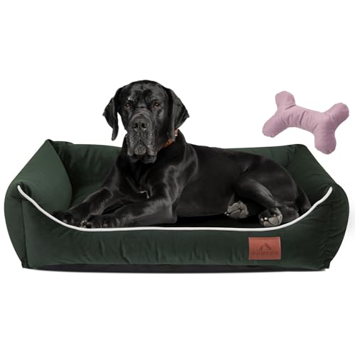 FUUFEE Hundebett sehr große Hunde, Orthopädische Hundeliege, Hundekorb - wasserdicht & rutschfest - Größe 120 x 90 cm Tiefgrün, hergestellt in der EU FUUFEE Hundebett sehr große Hunde, Orthopädische Hundeliege, Hundekorb - wasserdicht & rutschfest - Größe 120 x 90 cm Tiefgrün, hergestellt in der EU von FUUFEE