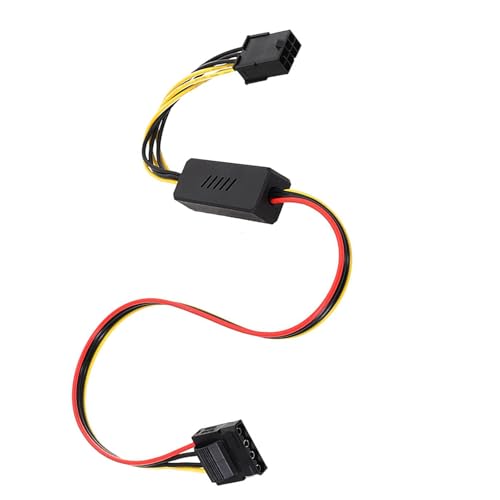 FUUGlan 8-poliges auf 4-poliges Festplatten-Netzteilkabel, 12 V auf 5 V, Festplattenkabel, Step-Down-Spannungen, Reglerkabel, Ersatz, flexibler Stromanschluss FUUGlan 8-poliges auf 4-poliges Festplatten-Netzteilkabel, 12 V auf 5 V, Festplattenkabel, Step-Down-Spannungen, Reglerkabel, Ersatz, flexibler Stromanschluss von FUUGlan
