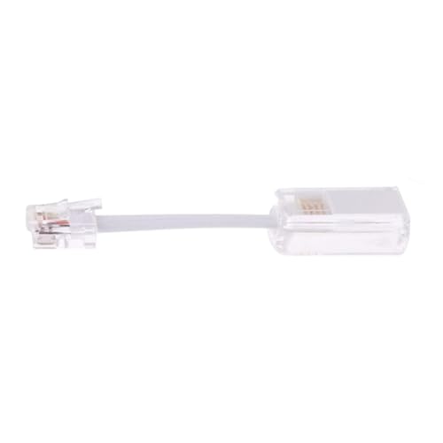 FUUGlan RJ9 4P4C Telefonkabel-Entwirrer, Telefonkabel-Entwirrer, Adapter, 360 Grad drehbar, für effiziente Anrufbearbeitung, Schreibtisch-Telefonzubehör FUUGlan RJ9 4P4C Telefonkabel-Entwirrer, Telefonkabel-Entwirrer, Adapter, 360 Grad drehbar, für effiziente Anrufbearbeitung, Schreibtisch-Telefonzubehör von FUUGlan