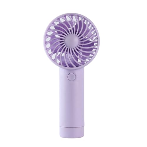 FUUGlan Wiederaufladbarer USB-Ventilator, Schreibtischventilator, 3 Geschwindigkeiten, Handventilator mit 3 Geschwindigkeiten, für Reisen von FUUGlan