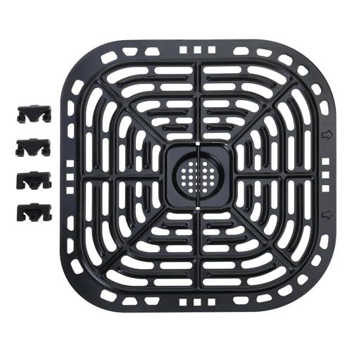 Für 4QT Cooking Air Grills Tablett Crisper Plate Lebensmittelqualität Edelstahl Leicht zu reinigen Zubehör 18,5 cm von FUUGlan