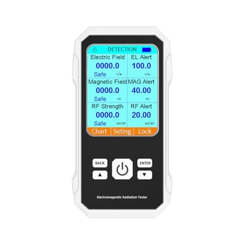Messgerät Digital Elektromagnetische Feldstrahlung Detektor Handheld Digital Detektor Funkfrequenzmesser von FUUGlan