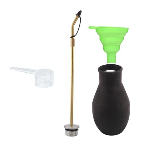 Messingdüse Pulversprüher Staubwedel mit Silikonsammler für Erde feines Pulver Gartenwerkzeug Langes Metallrohr Garten Staubwedel Messingdüse Pulversprüher Staubwedel mit Silikonsammler für Erde feines Pulver Gartenwerkzeug Langes Metallrohr Garten Staubwedel von FUUGlan
