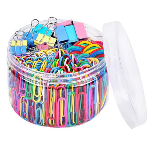 Paper Fix Clips Stifthalter-Clips Notizbuchhalter Büroklammern Binder Clips Tragbare Buchnadel für Notebook Journal Planer von FUUGlan