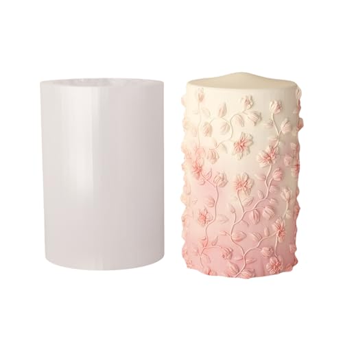 Stabile Silikonform mit geprägten Blumen-Designs für einzigartige Herstellung von Heimdekoration, Bastelbedarf, Silikonformen Stabile Silikonform mit geprägten Blumen-Designs für einzigartige Herstellung von Heimdekoration, Bastelbedarf, Silikonformen von FUUGlan