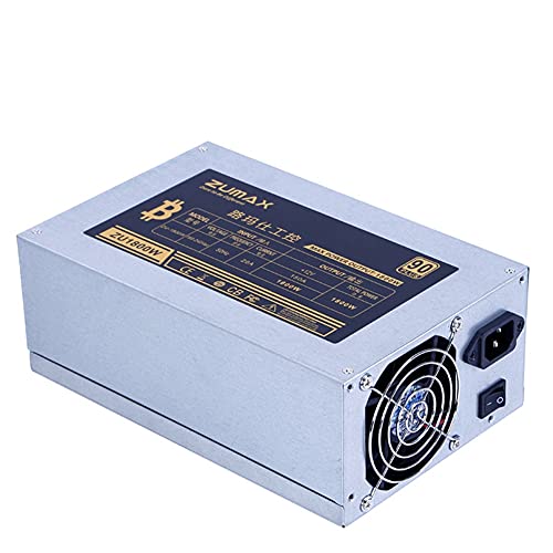FUUIE 1800W10 6Pin Miner Mining Supply for PC Case Support 10 Displaykarten GPU for BTC von FUUIE