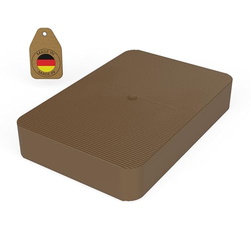 FUX 500 Stück Abstandshalter Kunststoff 60 x 40 x 10mm Verglasungsklötze Klötzchen Unterlegplatten Distanzplättchen Kunststoffplatte Ausgleichsplättchen Fensterkeile (Dicke: 10mm) von FUX