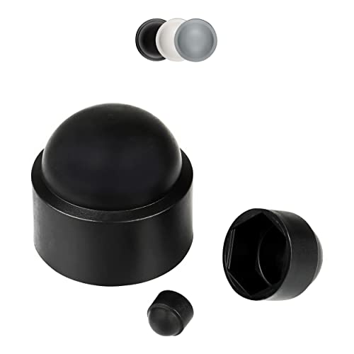 FUX 100 Stück Sechskant Schraubenabdeckung, Abdeckkappen für Schrauben, Kappe Mutter, Schutzkappe Schraube, Größenvielfalt Gewinde M4 bis M36, Schraubenabdeckung Weiss Schwarz Grau (M6, SW10, Grau) FUX 100 Stück Sechskant Schraubenabdeckung, Abdeckkappen für Schrauben, Kappe Mutter, Schutzkappe Schraube, Größenvielfalt Gewinde M4 bis M36, Schraubenabdeckung Weiss Schwarz Grau (M6, SW10, Grau) von FUX