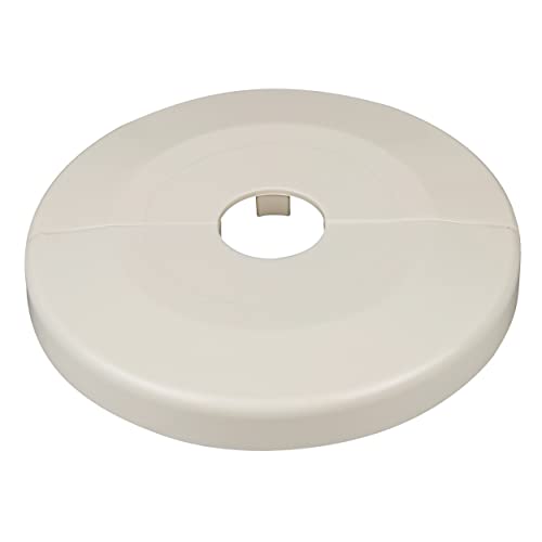 FUX 20 Stück Einzel Heizungsrohr Rosette, extra großer Außen-Ø 85mm, Innen-Ø 10mm - 43mm, Heizung, Rohrabdeckung, Abdeckrosetten, Verkleidung, Heizkörper Rosetten (18mm, cremeweiß RAL 9001) von FUX