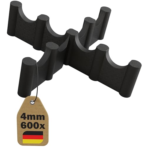 Fugenkreuz Terrassenplatten 600 Stück - 4mm - 15mm Höhe - Abstandshalter Kunststoff mit Sollbruchstelle - UV- & witterungsbeständig von FUX