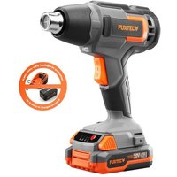 Fuxtec - Akku Heißluftpistole E1HLP20 Heißluftgebläse/Heißluftföhn Temperaturen bis 550°C – Farbe ablösen, Löten, Schweißen (ohne Akku & Ladegerät) von FUXTEC