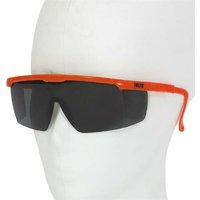 B507-G Sicherheitsbrille/Schutzbrile getöntes Glas mit Logo - Fuxtec von FUXTEC