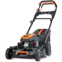 Fuxtec - 4in1 Benzin Rasenmäher mit flexiblem Antrieb -4PS Leistung, 51cm Schnittbreite & 7-stufige Höhenverstellung 25mm-75mm, 4-Takt - 60L von FUXTEC