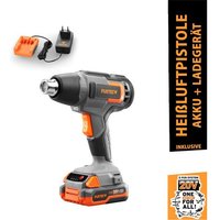 Fuxtec - Akku Heißluftpistole E1HLP20 - inklusive 2Ah-Akku und Ladegerät - Heißluftgebläse/Heißluftföhn Temperaturen bis 550°C - Farbe ablösen, Fuxtec - Akku Heißluftpistole E1HLP20 - inklusive 2Ah-Akku und Ladegerät - Heißluftgebläse/Heißluftföhn Temperaturen bis 550°C - Farbe ablösen, von FUXTEC