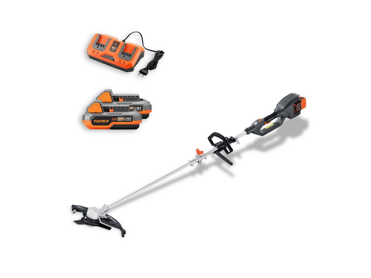 FUXTEC Akku-Motorsense FX-E2MSSET, 2x20V, inkl. Akku & Ladegerät,10Kg, 35 cm Arbeitsbereich von FUXTEC