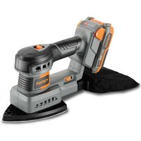 Akku-Schwingschleifer 20V FX-E1MS20-SET – regelbare Geschwindigkeit & Staubsammelbeutel – Schleifpapiergröße 146 x 149 x 100mm – inkl. Akku und Akku-Schwingschleifer 20V FX-E1MS20-SET – regelbare Geschwindigkeit & Staubsammelbeutel – Schleifpapiergröße 146 x 149 x 100mm – inkl. Akku und von FUXTEC