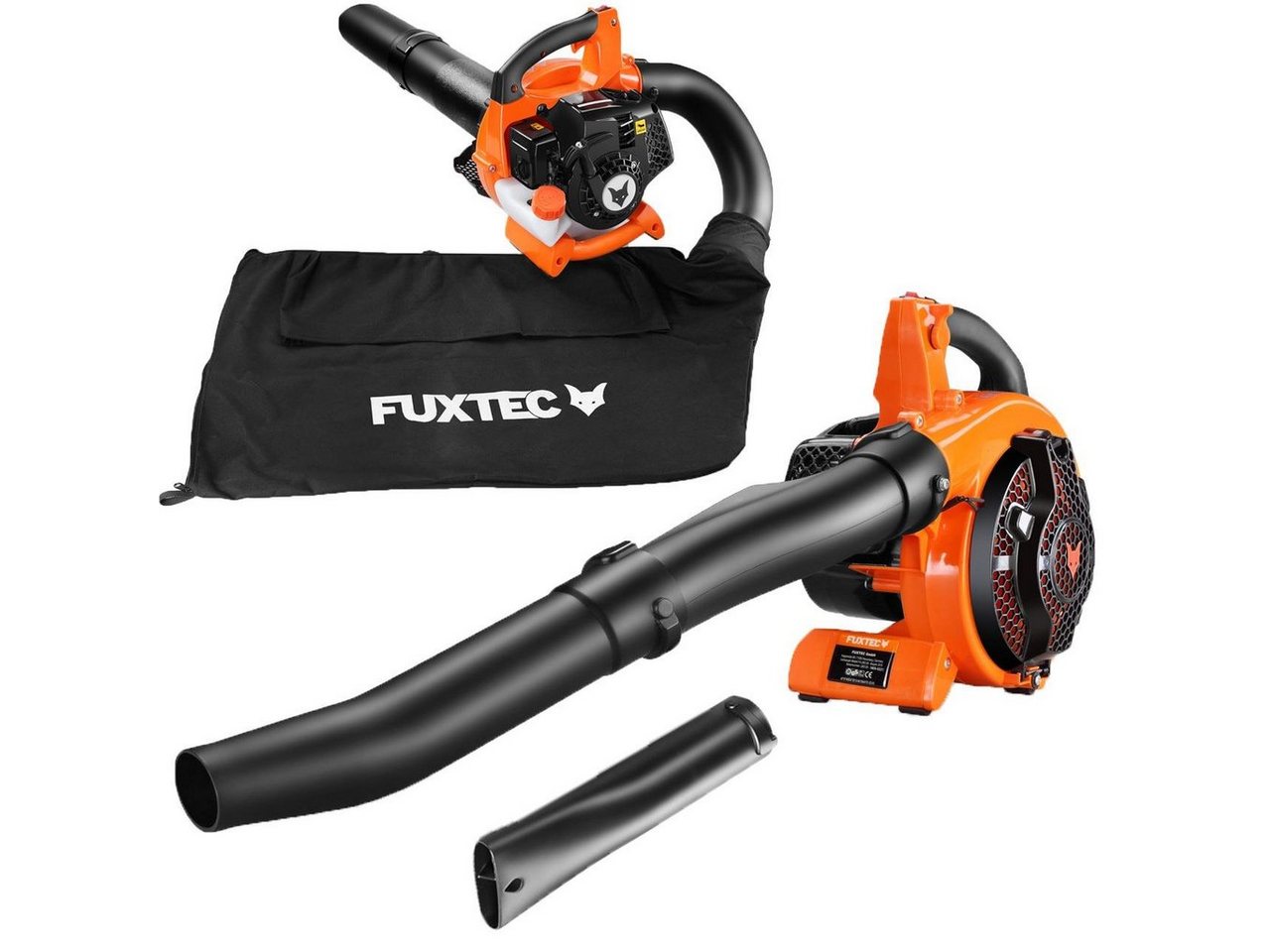 FUXTEC Benzin-Laubbläser FX-LBS126, 71m/s, 255 km/h Blasgeschwindigkeit, 45 L Fangsack, Häckselfunktion FUXTEC Benzin-Laubbläser FX-LBS126, 71m/s, 255 km/h Blasgeschwindigkeit, 45 L Fangsack, Häckselfunktion von FUXTEC