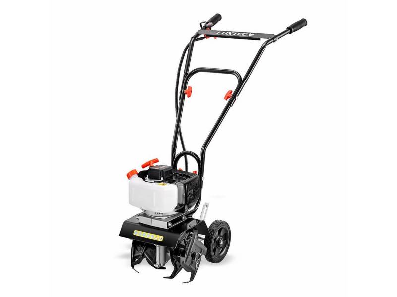 FUXTEC Benzinmotorhacke FX-AF152, 23 cm Arbeitsbreite, 23 cm Arbeitsbreite, 2-Takt Motor, Fräswerkzeughöhe von 70 mm, 14 kg von FUXTEC