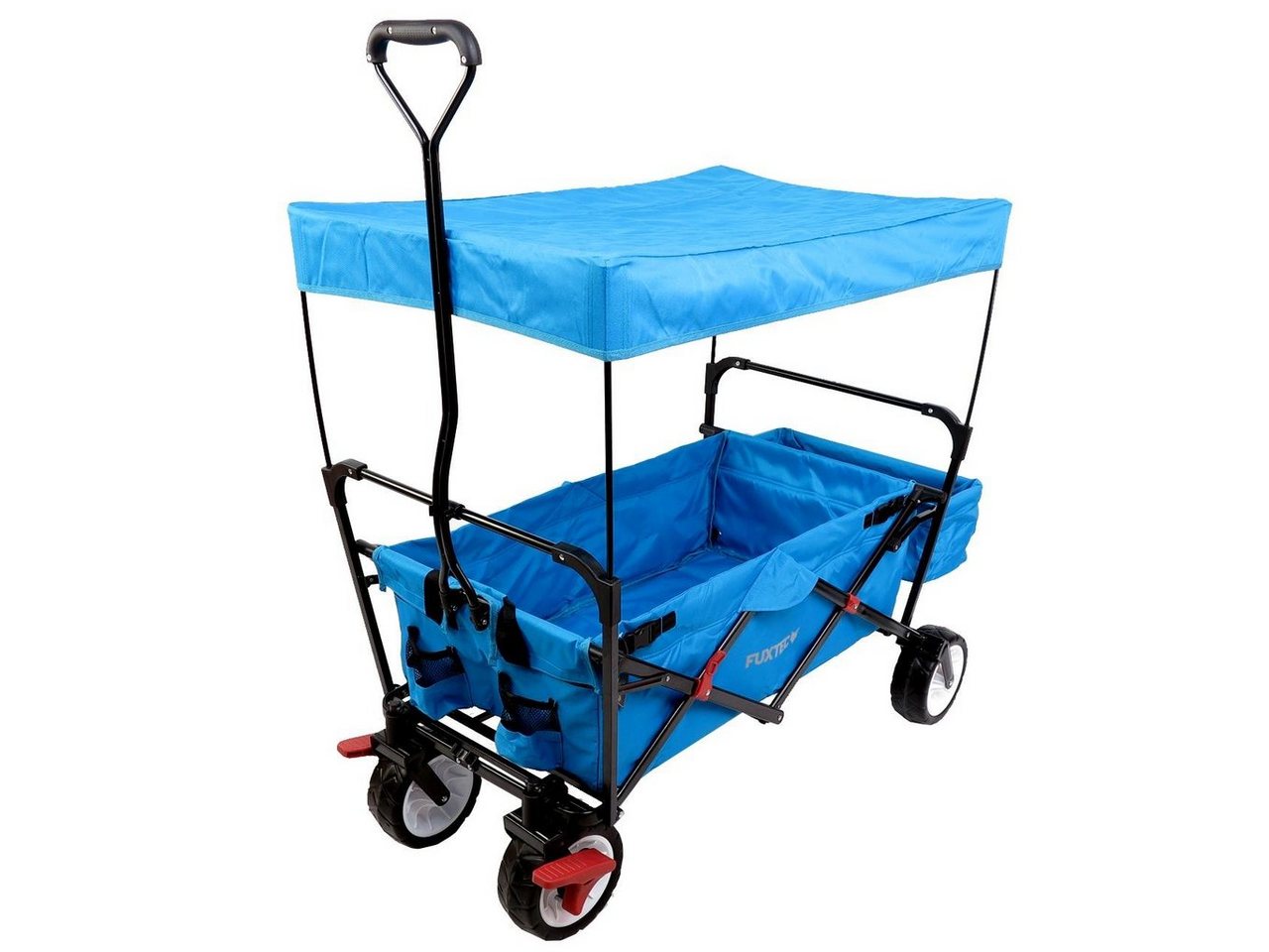 FUXTEC Bollerwagen FX-CT350, inkl. Sonnen-/Regendach, 75 kg Belastbarkeit, faltbar, kippsicher FUXTEC Bollerwagen FX-CT350, inkl. Sonnen-/Regendach, 75 kg Belastbarkeit, faltbar, kippsicher von FUXTEC