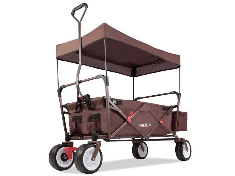 FUXTEC Bollerwagen FX-CT350, inkl. Sonnen-/Regendach, 75 kg Belastbarkeit, faltbar, kippsicher FUXTEC Bollerwagen FX-CT350, inkl. Sonnen-/Regendach, 75 kg Belastbarkeit, faltbar, kippsicher von FUXTEC