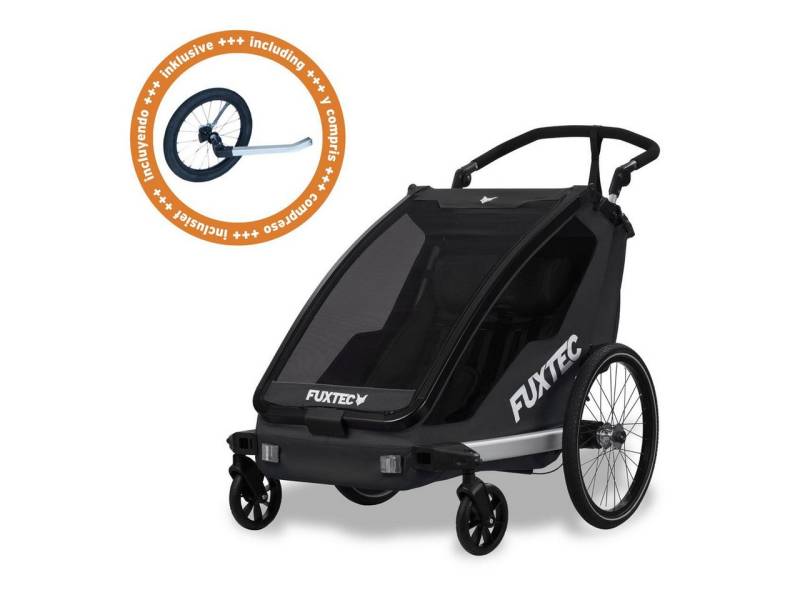 FUXTEC Fahrradkinderanhänger FX-FA1-SET-SCHWARZ FUXTEC Fahrradkinderanhänger FX-FA1-SET-SCHWARZ von FUXTEC