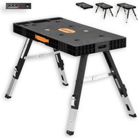 Klappbare 5in1 Universal-Werkbank fx-wb – Werkbank/Arbeitstisch bis 150kg – höhenverstellbar bis 129x59x75cm – Transportroller mit Schubfächern – Klappbare 5in1 Universal-Werkbank fx-wb – Werkbank/Arbeitstisch bis 150kg – höhenverstellbar bis 129x59x75cm – Transportroller mit Schubfächern – von FUXTEC