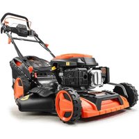 4in1 Benzin Rasenmäher FX-RM5196eSPRO mit E-Start - 6PS/4,4kW 51cm Schnittbreite & flexibler Hinterradantrieb 4-Takt Mäher mit Höhenverstellung von FUXTEC