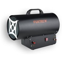 Fuxtec - neuwertig] Gas Heizgebläse GH33 - Gasheizstrahler 33kW mit Thermostat – Bauheizer 650 m³/h Luftdurchsatz Heizkanone inkl. Druckminderer & von FUXTEC