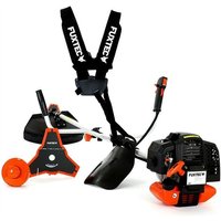 [NEUWERTIG] FUXTEC Benzin Motorsense – 2in1 Multitool Trimmer FX-MS152 mit 52cc 3PS Leistung, 2-Takt - Profi-Tragegurt Rasentrimmer, Freischneider fs von FUXTEC