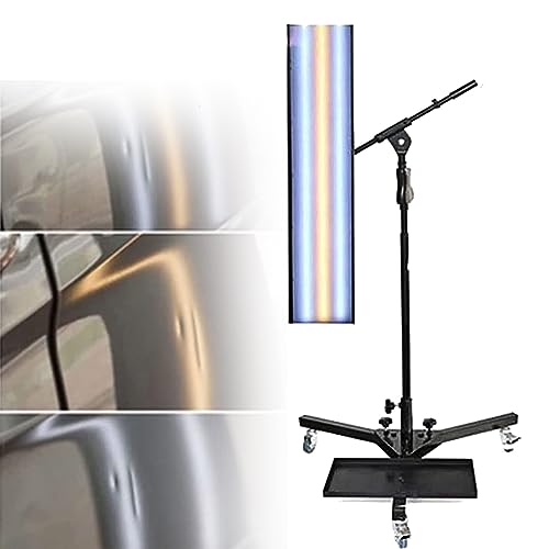 FUYAO Auto molemenlosen Dent -Reparaturwerkzeugen PDR -Licht, Dent -Reflektor -Lampe, LED -Levellicht für Beule Reparatur, mit Batteriekoffer Auto Dent Removel Halter FUYAO Auto molemenlosen Dent -Reparaturwerkzeugen PDR -Licht, Dent -Reflektor -Lampe, LED -Levellicht für Beule Reparatur, mit Batteriekoffer Auto Dent Removel Halter von FUYAO