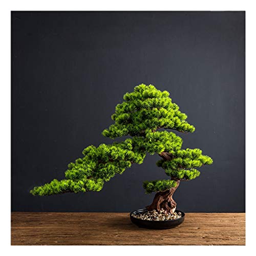 FUYAO Künstlicher Bonsai-Baum, grüne Pflanze, Simulation großer Bonsai, Willkommenskiefer, künstliche Pflanze, Innengarten, Zuhause, Büro, Desktop-Dekoration, Simulation Baumschmuck, Bonsai-Baum von FUYAO