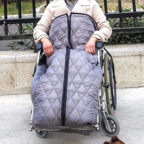 FUYAO Rollstuhldecke für Wärme und Komfort, dicke Fleece-gefütterte Decke, wasserdicht, Rollstuhl-Beinabdeckung, Plüsch, beheizte Decke von FUYAO