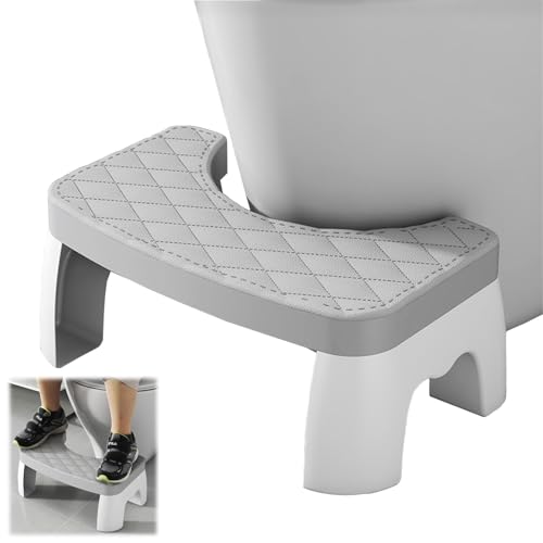 FUYTSUO Toilettenhocker Erwachsene, Kackhocker für Erwachsene, WC Hocker Erwachsene und Kinder, Hockende Fußhocker Schemel Toilet Stool Toiletten-Fußhocker, Tragbarer Klo Hocker von FUYTSUO