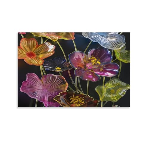 FUYUETTG Bunte Blumen-Leinwandkunst, Bauernhaus-Gemälde auf strukturierter Leinwand, Wandposter, Kunstwerk für Wohnzimmer, Schlafzimmer, Büro, ungerahmt, 20 x 30 cm FUYUETTG Bunte Blumen-Leinwandkunst, Bauernhaus-Gemälde auf strukturierter Leinwand, Wandposter, Kunstwerk für Wohnzimmer, Schlafzimmer, Büro, ungerahmt, 20 x 30 cm von FUYUETTG