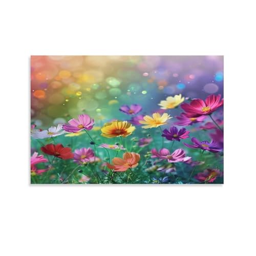 FUYUETTG Fantasy-Garten-Wandkunst, natürliche Blumen, wunderschönes Blumengemälde auf strukturierter Leinwand, Wandposter, Kunstwerk für Wohnzimmer, Schlafzimmer, Büro, Dekoration, ungerahmt, 50 x 75 FUYUETTG Fantasy-Garten-Wandkunst, natürliche Blumen, wunderschönes Blumengemälde auf strukturierter Leinwand, Wandposter, Kunstwerk für Wohnzimmer, Schlafzimmer, Büro, Dekoration, ungerahmt, 50 x 75 von FUYUETTG
