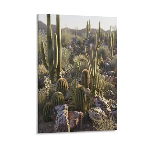 FUYUETTG Kunstdruck auf Leinwand, Motiv: Kaktus, moderne Wüste, Wildpflanze, Gemälde auf strukturierter Leinwand, Wandposter, Kunstwerk für Wohnzimmer, Schlafzimmer, Büro, Dekorrahmen, 40 x 60 cm FUYUETTG Kunstdruck auf Leinwand, Motiv: Kaktus, moderne Wüste, Wildpflanze, Gemälde auf strukturierter Leinwand, Wandposter, Kunstwerk für Wohnzimmer, Schlafzimmer, Büro, Dekorrahmen, 40 x 60 cm von FUYUETTG