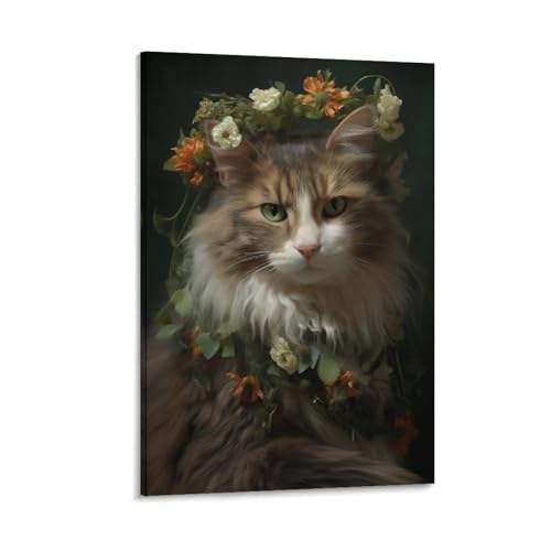 FUYUETTG Leinwand-Kunstdruck mit schönen Tieren, Naturtiere, Wildblumen, Gemälde auf strukturierter Leinwand, Wandposter, Kunstwerk für Wohnzimmer, Schlafzimmer, Büro, Dekorrahmen, 60 x 90 cm FUYUETTG Leinwand-Kunstdruck mit schönen Tieren, Naturtiere, Wildblumen, Gemälde auf strukturierter Leinwand, Wandposter, Kunstwerk für Wohnzimmer, Schlafzimmer, Büro, Dekorrahmen, 60 x 90 cm von FUYUETTG